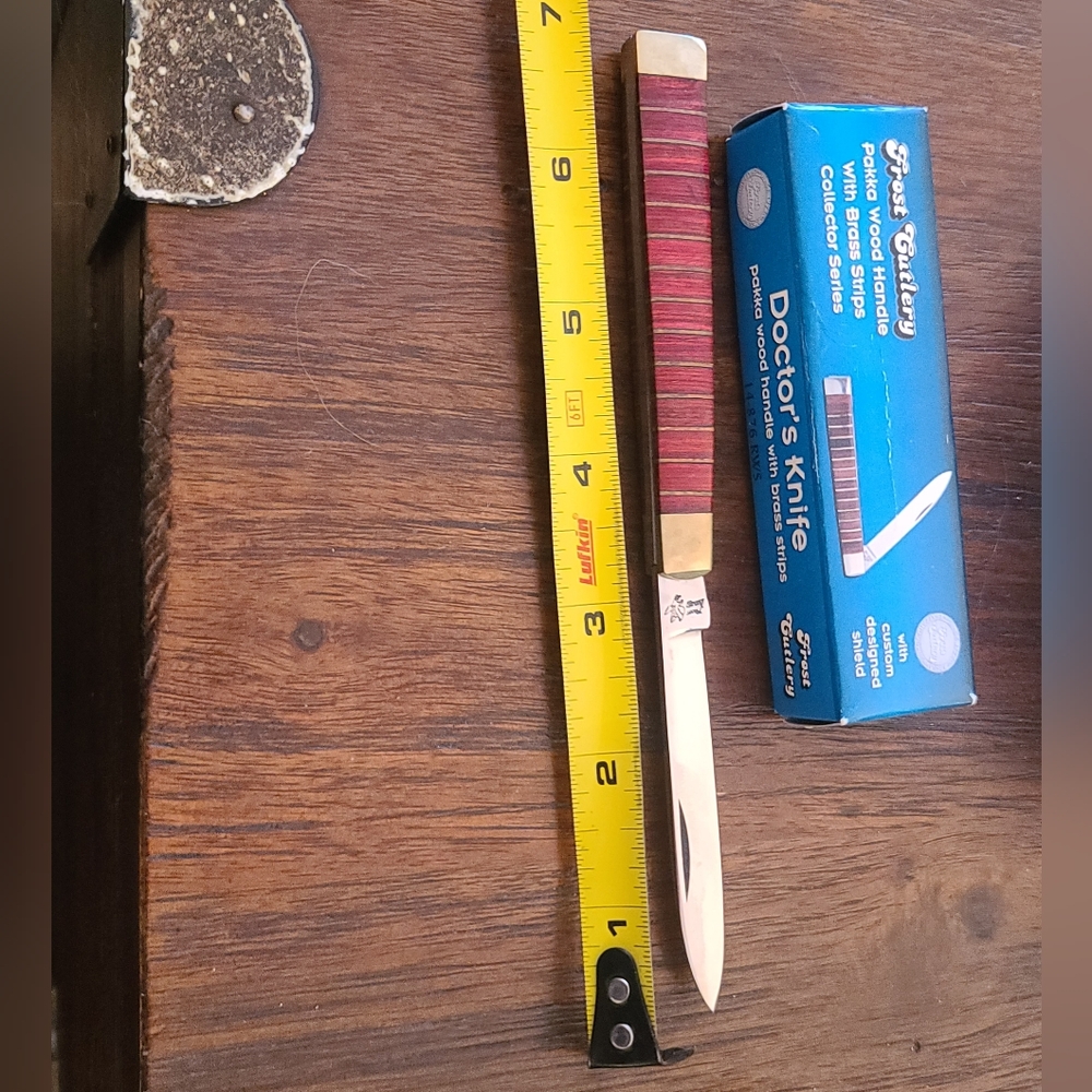 Frost Cutlery Doctor's Knife, Made In Germany Stainless, With Original Box - Picture 2 of 11